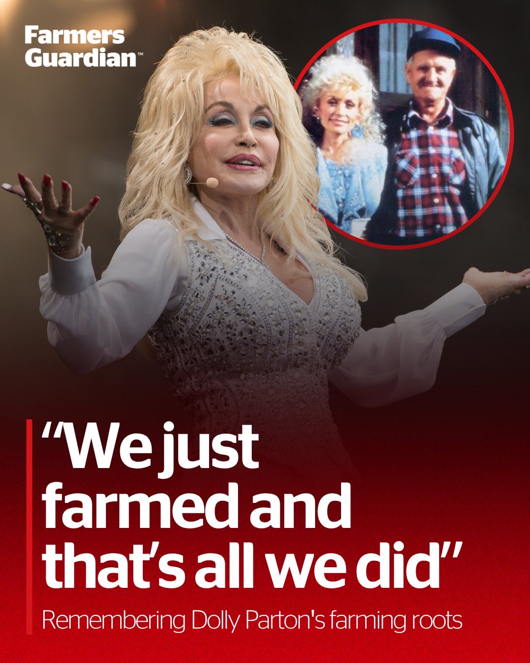 Dolly Parton, posted by Clarkson’s Farm.